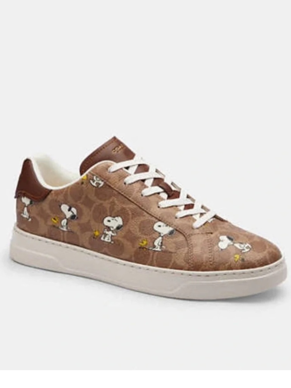 Coach x Peanuts High Line Sneaker – Signature Canvas Snoopy Print Men’s 11.5 - Picture 2 of 13